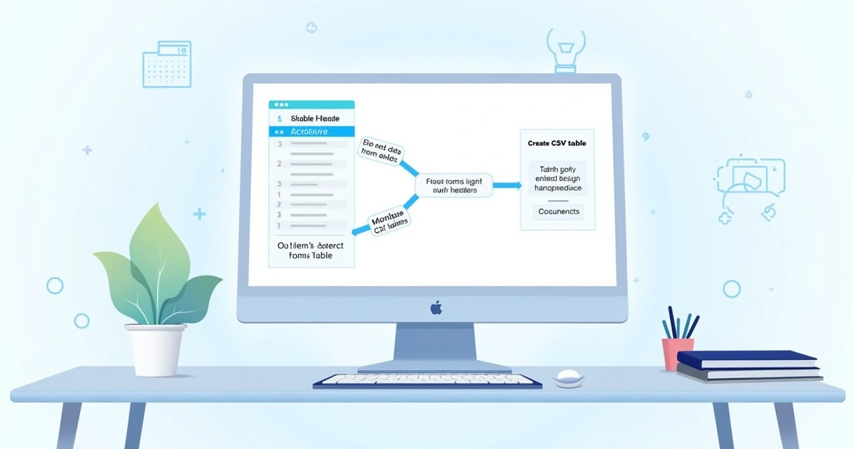 Fluxo do Power Automate exibindo etapas para alterar separador de arquivo CSV