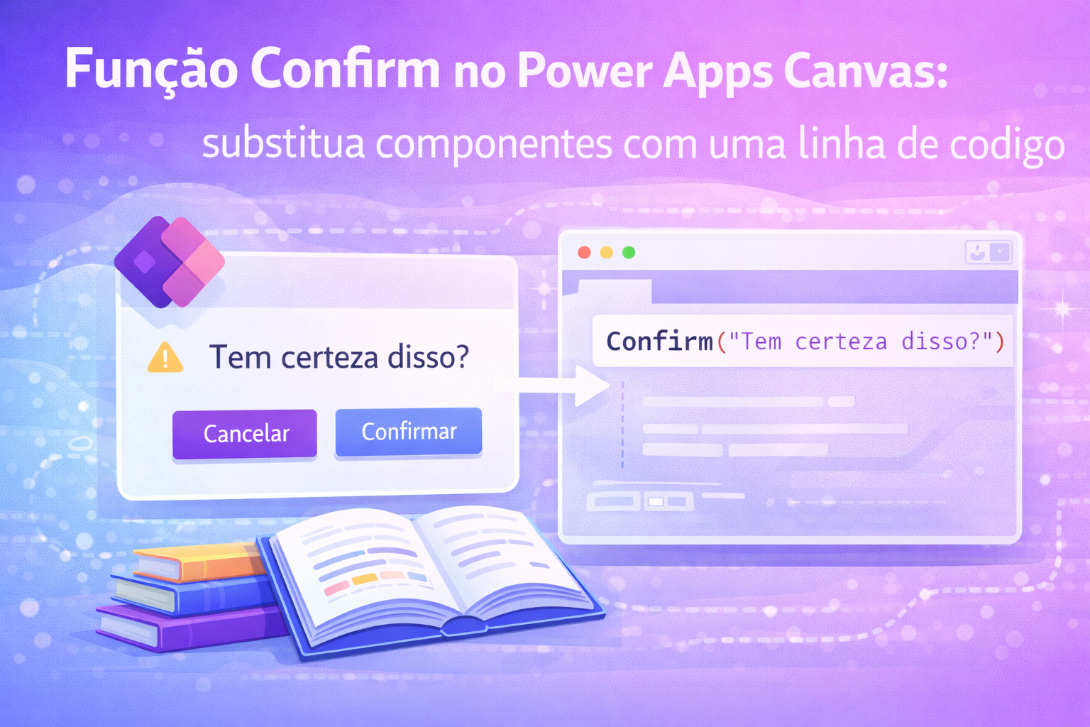 Função Confirm no Power Apps Canvas